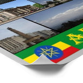 Äthiopien - Addis Abeba - Mosaik - Poster (Ecke)