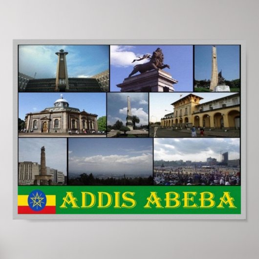 Äthiopien - Addis Abeba - Mosaik - Poster (Vorne)