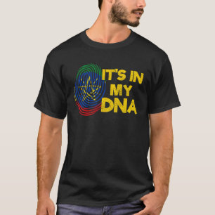 Äthiopien Äthiopische DNA Afrika Flagge Stolz Lieb T-Shirt