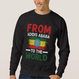 Äthiopien-Äthiopische Flagge Sweatshirt