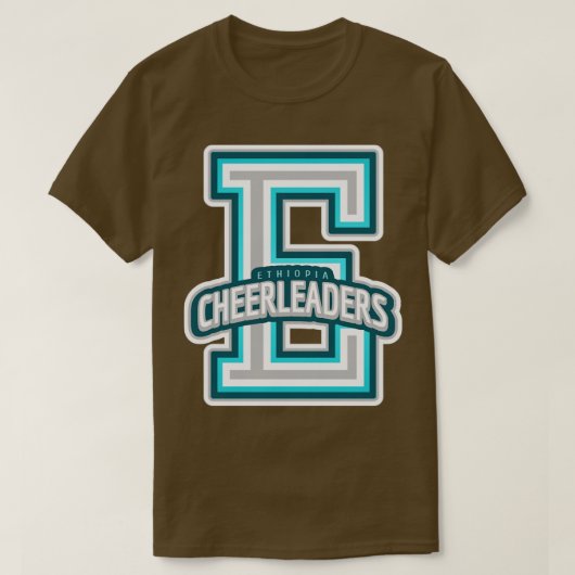 Äthiopien Cheerleader T-Shirt (Design vorne)