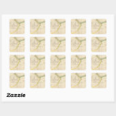 Äthiopien, Dschibuti 33 Quadratischer Aufkleber (Blatt)