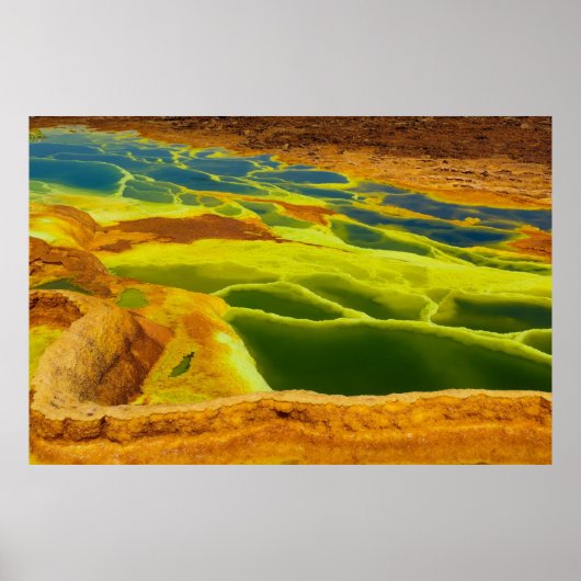 Äthiopien Erta Ale Active Volcana Afar Region Poster (Vorne)