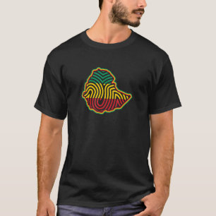 Äthiopien Finger Print T-Shirt