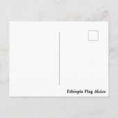 Äthiopien Flag Afrika Postkarte (Rückseite)