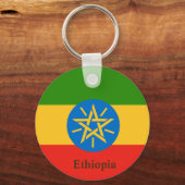 Äthiopien Flag Afrika Schlüsselanhänger (Vorderseite)