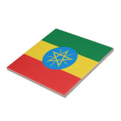 Äthiopien Flag Keramik Tile Fliese (Seite)