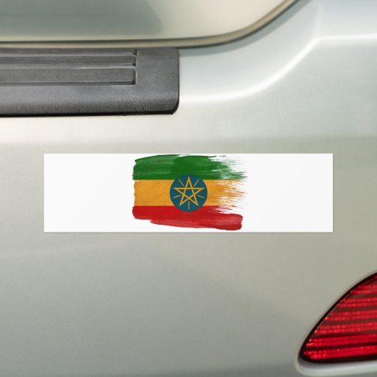 Äthiopien-Flagge Autoaufkleber (Auf Auto)