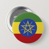 Äthiopien-Flagge Button (Vorne & Hinten)