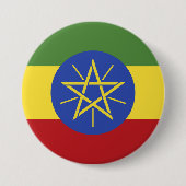 Äthiopien-Flagge Button (Vorderseite)
