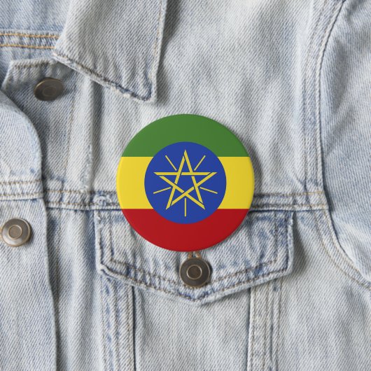 Äthiopien-Flagge Button (Beispiel)