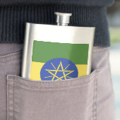 Äthiopien-Flagge Flachmann (Beispiel)