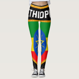 Äthiopien-Flagge Leggings