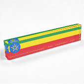 Äthiopien-Flagge Namensplakette