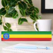 Äthiopien-Flagge Namensplakette