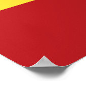 Äthiopien-Flagge Poster (Ecke)