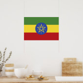 Äthiopien-Flagge Poster (Küche)