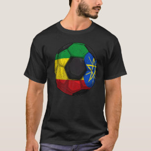 Äthiopien Fußball Äthiopien Flaggen Jungen äthiopi T-Shirt