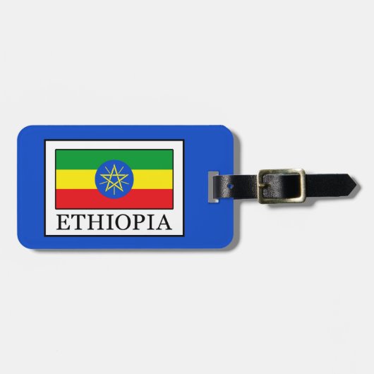 Äthiopien Gepäckanhänger (Vorderseite horizontal)