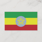 Äthiopien - Geschäft Visitenkarte (Rückseite)