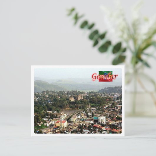 Äthiopien - Gondar - Postkarte (Stehend Vorderseite)