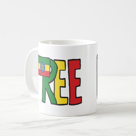 Äthiopien Kaffeetasse (Vorderseite Links)