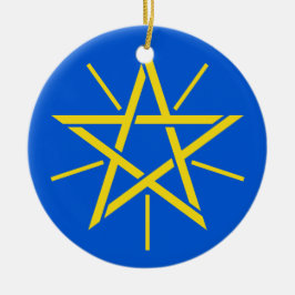 ÄTHIOPIEN-Keramik-Weihnachtsverzierung Keramik Ornament