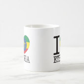 Äthiopien-Liebe v2 Kaffeetasse (Mittel)