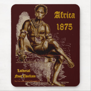 Äthiopien-Lutherial-African Nuer Chief - Äthiopien Mousepad