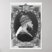 Äthiopien, Menelik II Poster (Vorne)