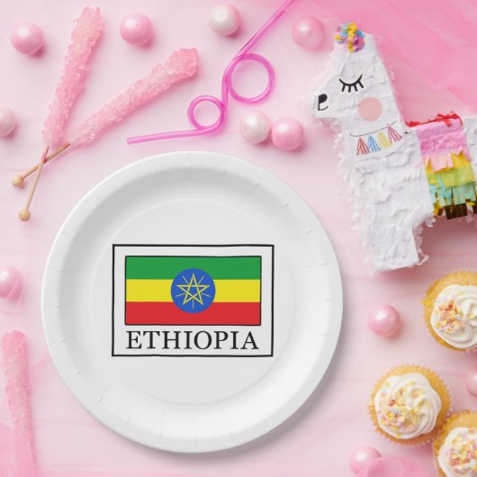 Äthiopien Pappteller (Party)