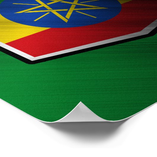 Äthiopien Poster (Ecke)