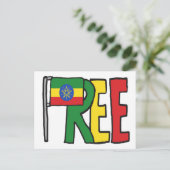 Äthiopien Postkarte (Stehend Vorderseite)