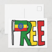 Äthiopien Postkarte (Vorne/Hinten)