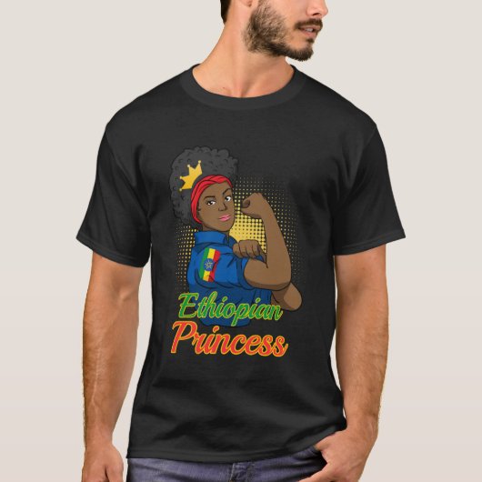 Äthiopien: Prinzessin der Liebe der äthiopischen F T-Shirt (Vorderseite)