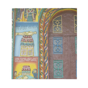 Äthiopien: Region Tigray, Axum, Christ Church, Notizblock