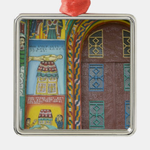 Äthiopien: Region Tigray, Axum, Christ Church, Silbernes Ornament