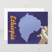 Äthiopien Reiseplakat (Vorne/Hinten)