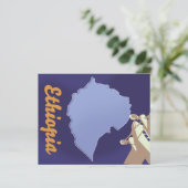 Äthiopien Reiseplakat (Stehend Vorderseite)