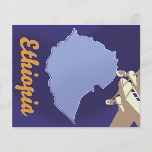 Äthiopien Reiseplakat (Vorderseite)