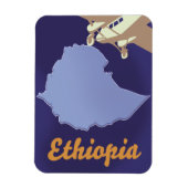 Äthiopien Reiseplakat Magnet (Vertikal)