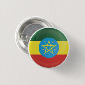 Äthiopien-Round-Icon-Flagge Button (Vorne & Hinten)