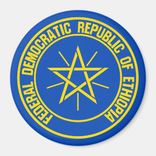 Äthiopien-Runde Magnet