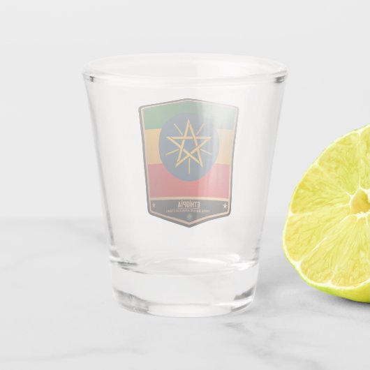 Äthiopien Schnapsglas (Rückseite)
