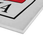 Äthiopien Schneidebrett (Ecke)