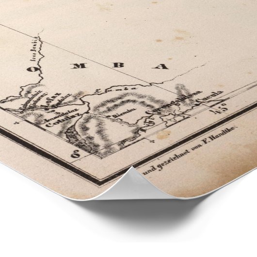 Äthiopien, Somalia, Afrika Poster (Ecke)