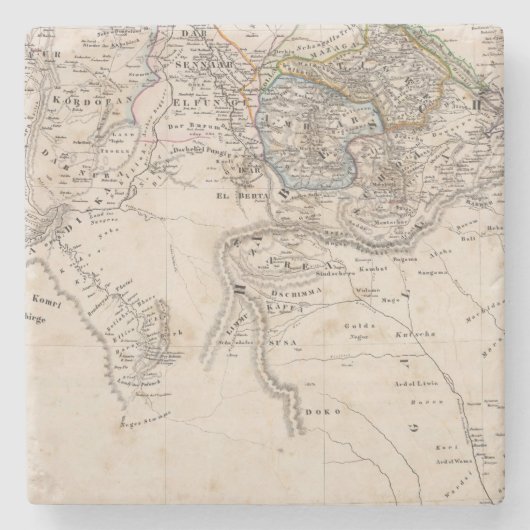 Äthiopien, Somalia, Afrika Steinuntersetzer (Vorderseite)