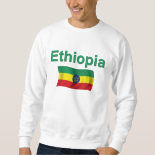 Äthiopien-Staatsflagge (w/inscription) Sweatshirt