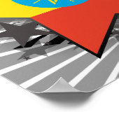 Äthiopien Star Poster (Ecke)