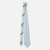 Äthiopien stripes Flagge Krawatte (Rückseite)